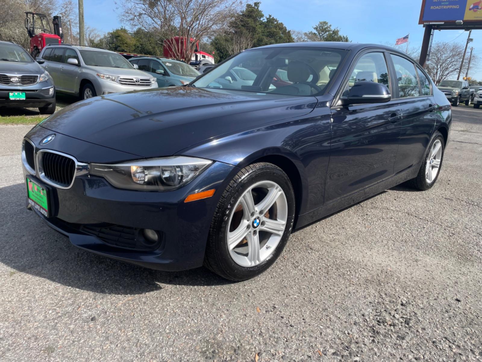 2014 BLUE BMW 3 SERIES 320I XDRIVE (WBA3C3G54EN) with an 2.0L engine, Automatic transmission, located at 5103 Dorchester Rd., Charleston, SC, 29418-5607, (843) 767-1122, 36.245171, -115.228050 - Local Trade-in with Leather, Sunroof, Navigation, CD/AUX/USB, Hands-free Phone, Dual Climate Control, Power Everything (windows, locks, seats, mirrors), Heated, Seats, Push Button Start, Keyless Entry, Alloy Wheels. Clean CarFax (no accidents reported) 101k miles Located at New Life Auto Sales! 202 - Photo #2